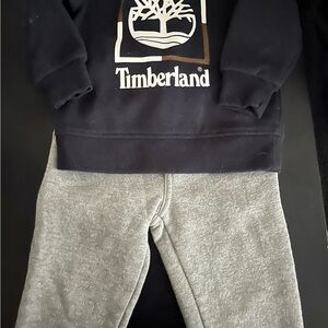 Timberland Kids Gray Sweat outfit